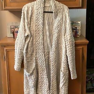 Long Sleeve Knit Duster by Komi